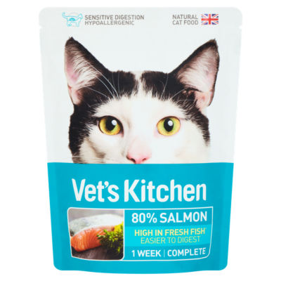 80% Salmon Natural Cat Food 385g thumbnail 2
