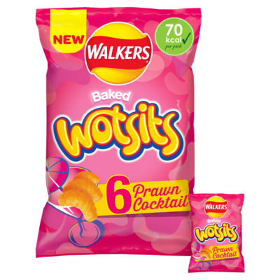 Wotsits Prawn Cocktail Multipack Crisps 6X13.5g thumbnail 2
