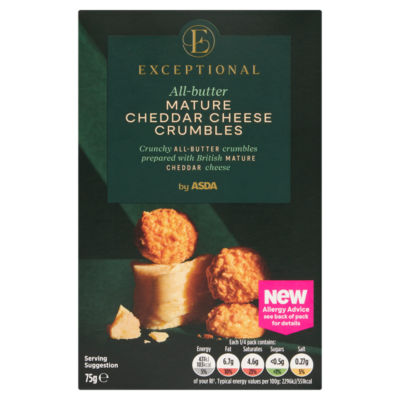 Exceptional by  All-Butter Mature Cheddar Cheese Crumbles 75g thumbnail 2