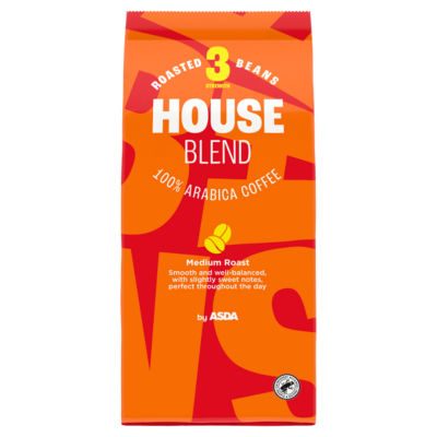 ASDA House Blend Roasted Beans 454g