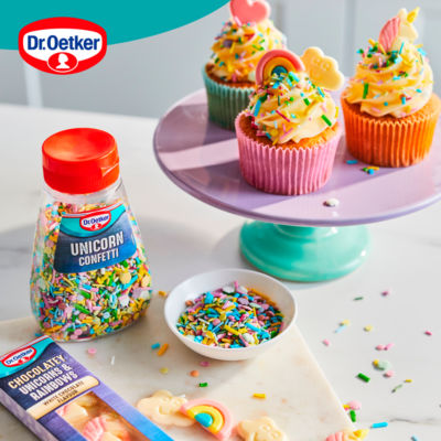 11 Chocolate Flavour Unicorns & Rainbows Cake Decorations thumbnail 4
