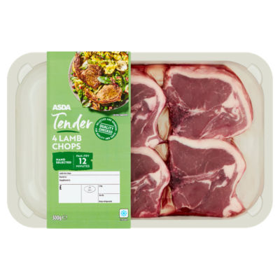 ASDA Tender 4 Lamb Chops