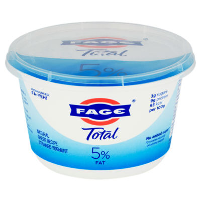 Fage Total 5% Fat Natural Greek Recipe Strained Yoghurt