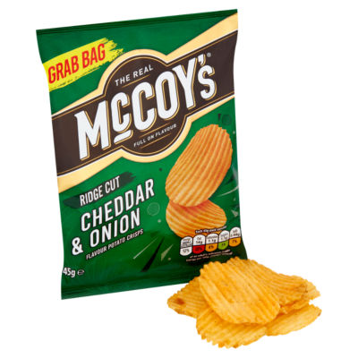 Cheddar & Onion Grab Bag Crisps 45g thumbnail 3