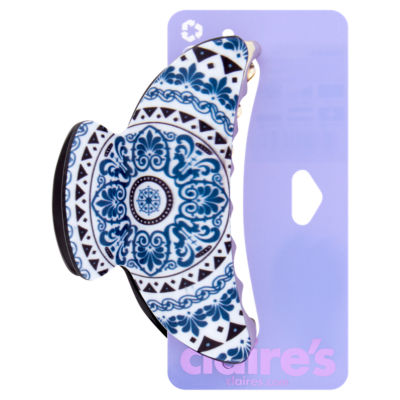 Denim Print Hair Claw thumbnail 2