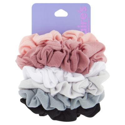 7 Scrunchies In Pink, White, Black & Grey thumbnail 2