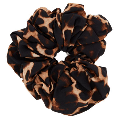 Extra Large Leopard Print Scrunchie thumbnail 2
