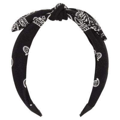 Black & White Bow Headband thumbnail 2