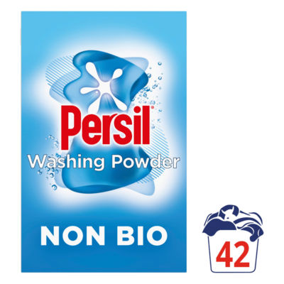 Persil Fabric Cleaning Washing Powder Non Bio 42 Washes