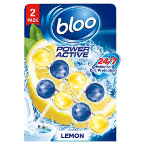 Bloo Power Active Lemon Toilet Rim Blocks
