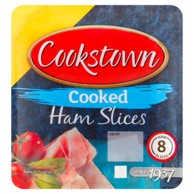 8 Cooked Ham Slices 90g