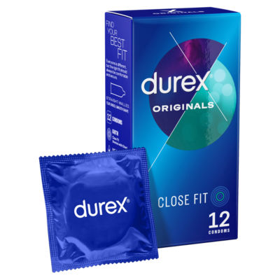 Durex Originals Condoms With Silicone Lube Close Fit
