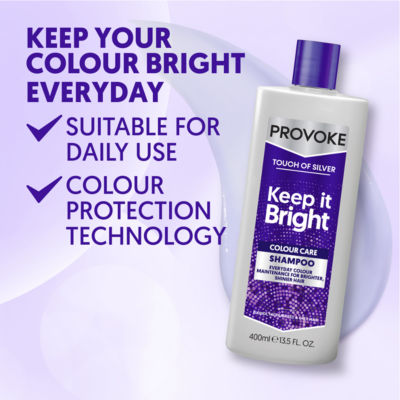 Touch of Silver Keep it Bright Colour Care Shampoo 400ml thumbnail 3