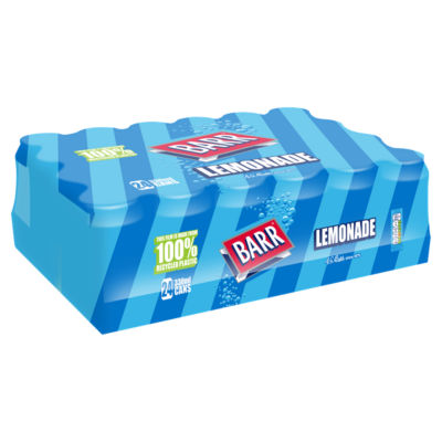 Lemonade 24 Pack Flavoured Fizzy Drink 24 x 330ml Cans thumbnail 2