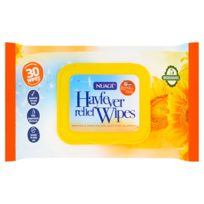 Hayfever Relief 30 Wipes thumbnail 2