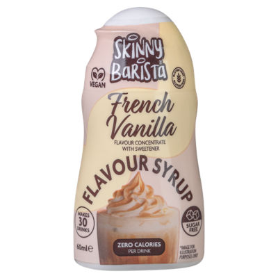 Shots Barista French Vanilla Flavour Syrup Concentrate with Sweetener 60ml thumbnail 2