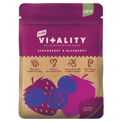 Vi+ality Balanced Nutrition Shake Strawberry & Blueberry