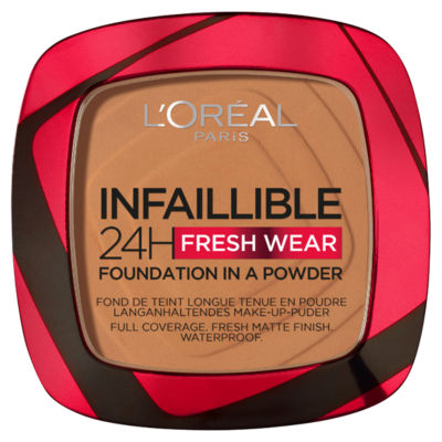 Paris Infallible 24H Fresh Wear Foundation in a Powder Shade 330 Hazelnut thumbnail 2