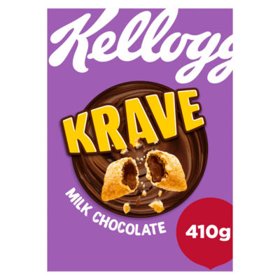 Krave Milk Chocolate Breakfast Cereal 410g thumbnail 2