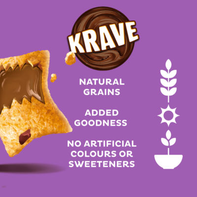 Krave Milk Chocolate Breakfast Cereal 410g thumbnail 3