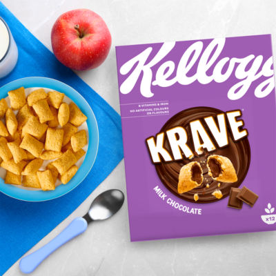 Krave Milk Chocolate Breakfast Cereal 410g thumbnail 4