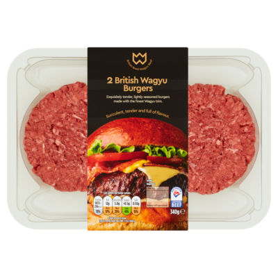 2 British-Bred Wagyu Beef Burgers 340g thumbnail 2