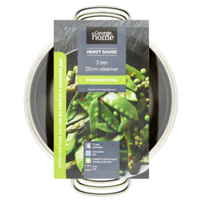 Heavy Gauge 3 Tier Steamer Stainless Steel
