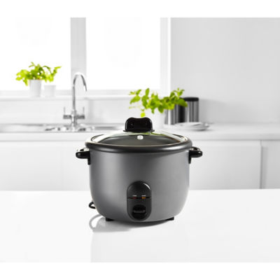 Grey 1.8L Rice Cooker And Steamer thumbnail 3