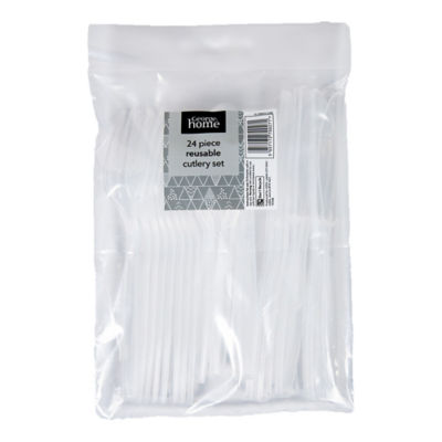 Clear Mixed Cutlery