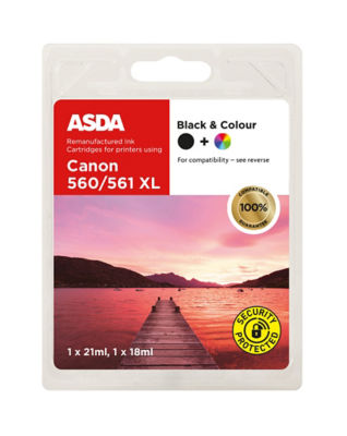 Canon PG-560 & CL-561XL Black & Colour Ink Cartridge thumbnail 2