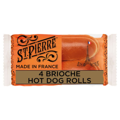 4 Brioche Pre-Cut Hot Dog Rolls thumbnail 2