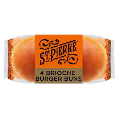 4 Pre-Sliced Brioche Burger Buns thumbnail 2