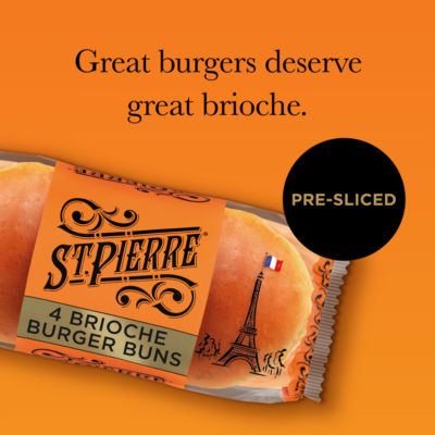 4 Pre-Sliced Brioche Burger Buns thumbnail 4