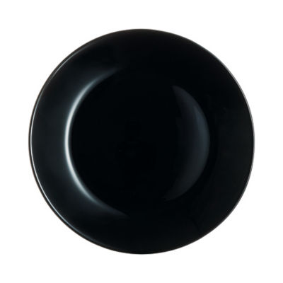 Black Glass Dinner Plate thumbnail 2