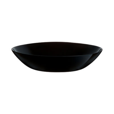 Black Glass Pasta Bowl