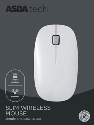 Slim Wireless Mouse - White thumbnail 2