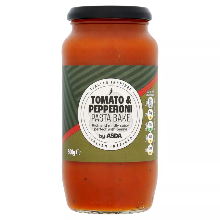 ASDA Tomato & Pepperoni Pasta Bake 500g