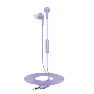 Wired Earbuds with Mic - Lilac