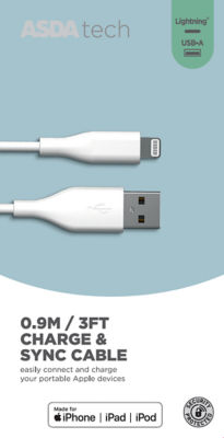 Lightning Cable - White 0.9m thumbnail 2