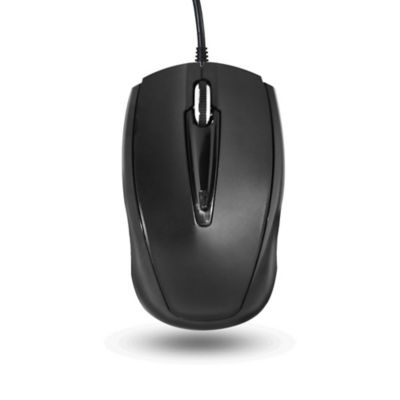 Black Wired Optical Mouse thumbnail 2