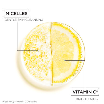 Micellar Vitamin C Water, Gentle face Cleanser & Makeup Remover, Brightening Formula, 400ml thumbnail 3