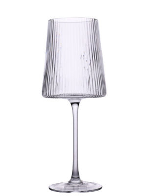 George Home Ribbed Wine Glass 2 Pack