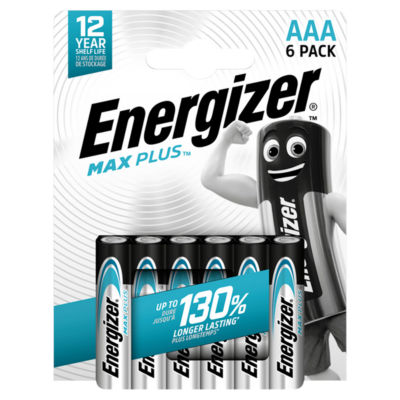 Max Plus AAA Batteries, Alkaline, 6 Pack thumbnail 2