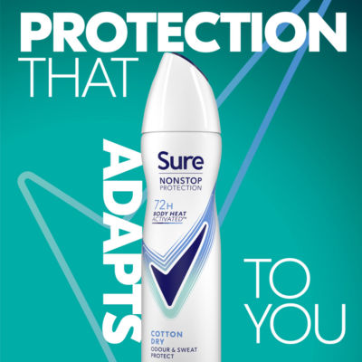 Nonstop Protection Anti-Perspirant Aerosol Cotton Dry 150 ml thumbnail 3