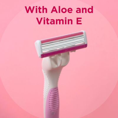 Skin Defense 5 Womens Disposable Razors x3 thumbnail 4