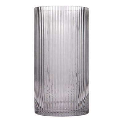 Ribbed Glass Vase thumbnail 2