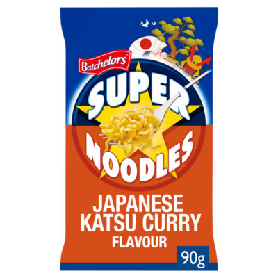 Super Noodles Japanese Katsu Curry Instant Noodle Block 90g thumbnail 2