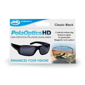 PolaOptics HD Sunglasses - High-definition polarized sunglasses with built-in magnetic clip thumbnail 2