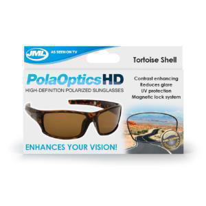 PolaOptics HD Sunglasses - High-definition polarized sunglasses with built-in magnetic clip thumbnail 2