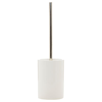 White Ceramic Toilet Brush thumbnail 2
